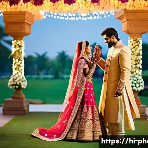 사진 자격증 취득 후 진로 - **Prompt for Wedding Photography:**
    "A joyful Indian wedding scene. A young, professionally dres...